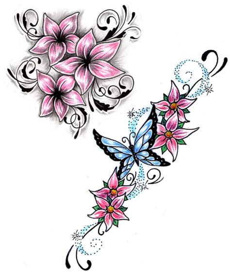 simple floral tattoos|free printable flower tattoo designs.